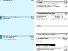 Mortgage Loan Estimate